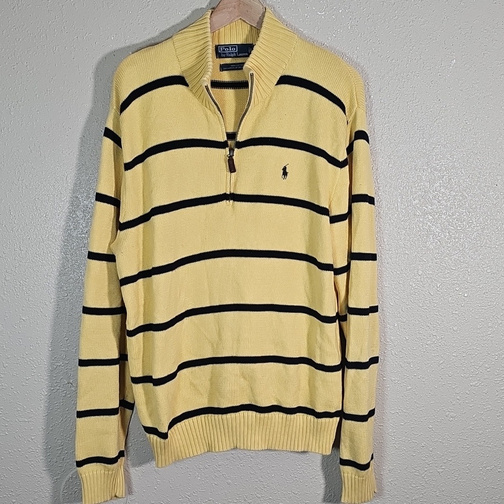Polo By Ralph Lauren 1/4 Zip-Up Sweater.